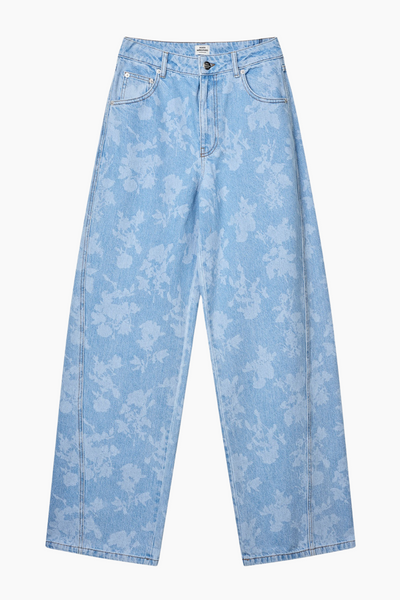 Art Denim Christel Jeans - Light Denim/ Ink Flower - Mads Nørgaard
