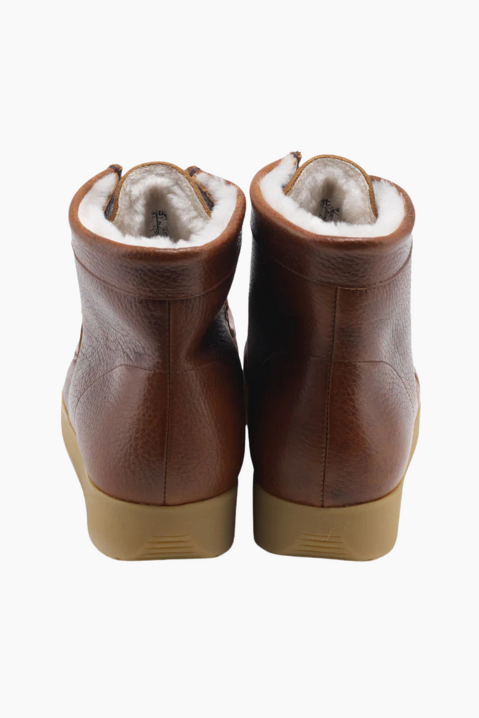 Asta Warm Linned Boot - Tobacco - Nature Footwear