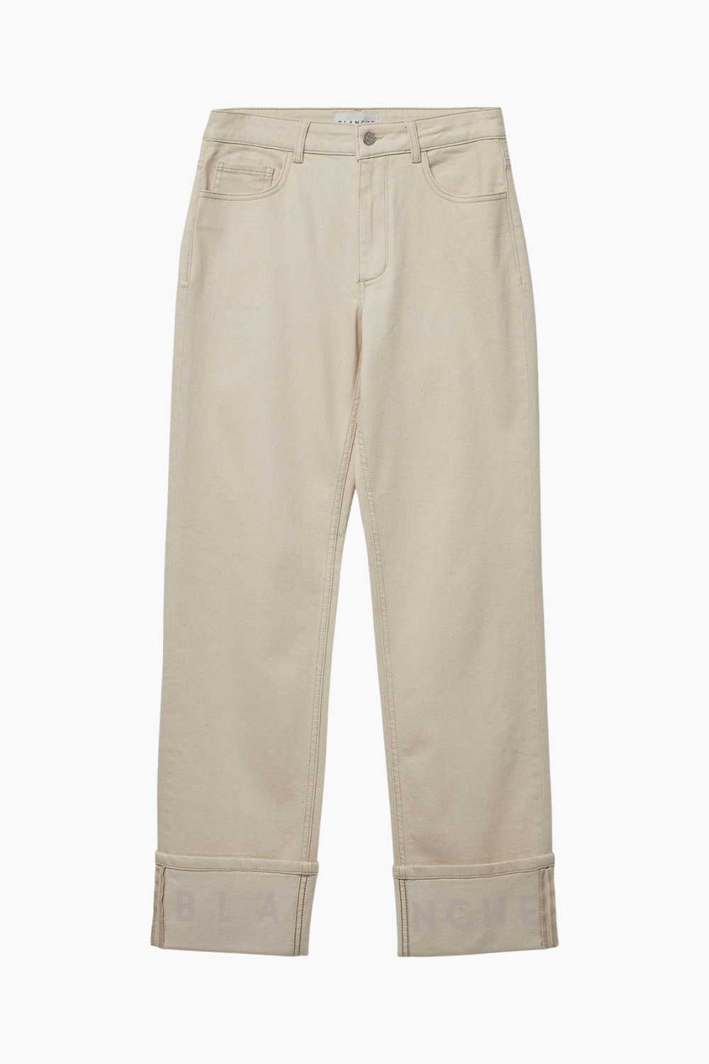 Augusta-BL Sable Jeans - Plaza Taupe - Blanche