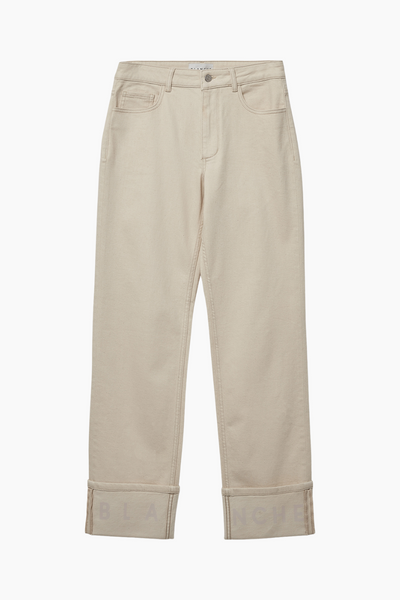 Augusta-BL Sable Jeans - Plaza Taupe - Blanche