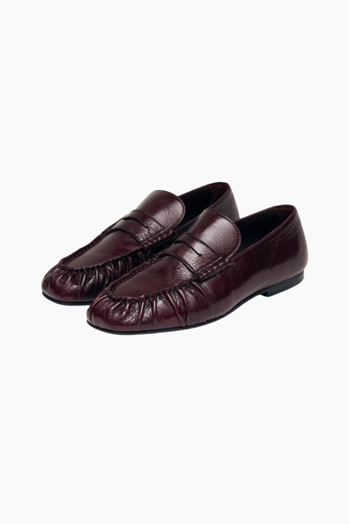 Aven Rift Burgundy Leather Loafers - Rift Burgundy - Alohas