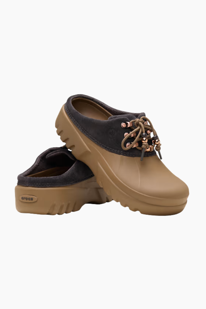 Axle Suede Mule - Sepia/Dark Cocoa - Crocs