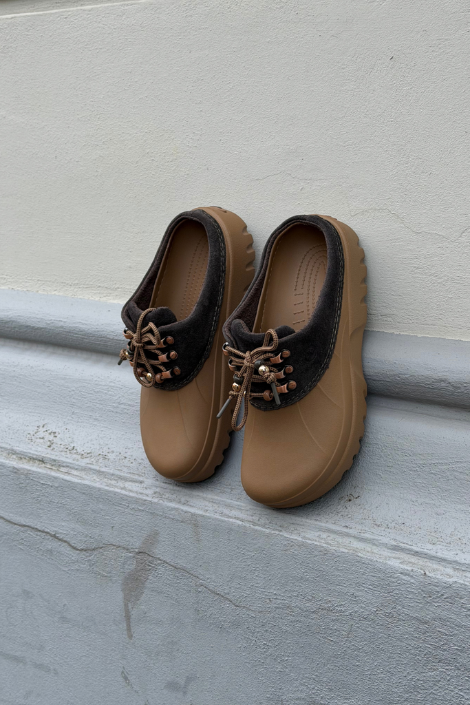 Axle Suede Mule - Sepia/Dark Cocoa - Crocs