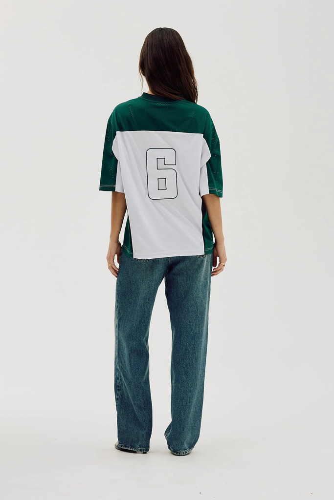 BFL Jersey - White/Green - bareen