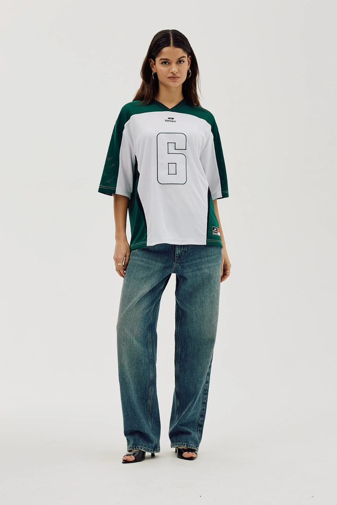 BFL Jersey - White/Green - bareen