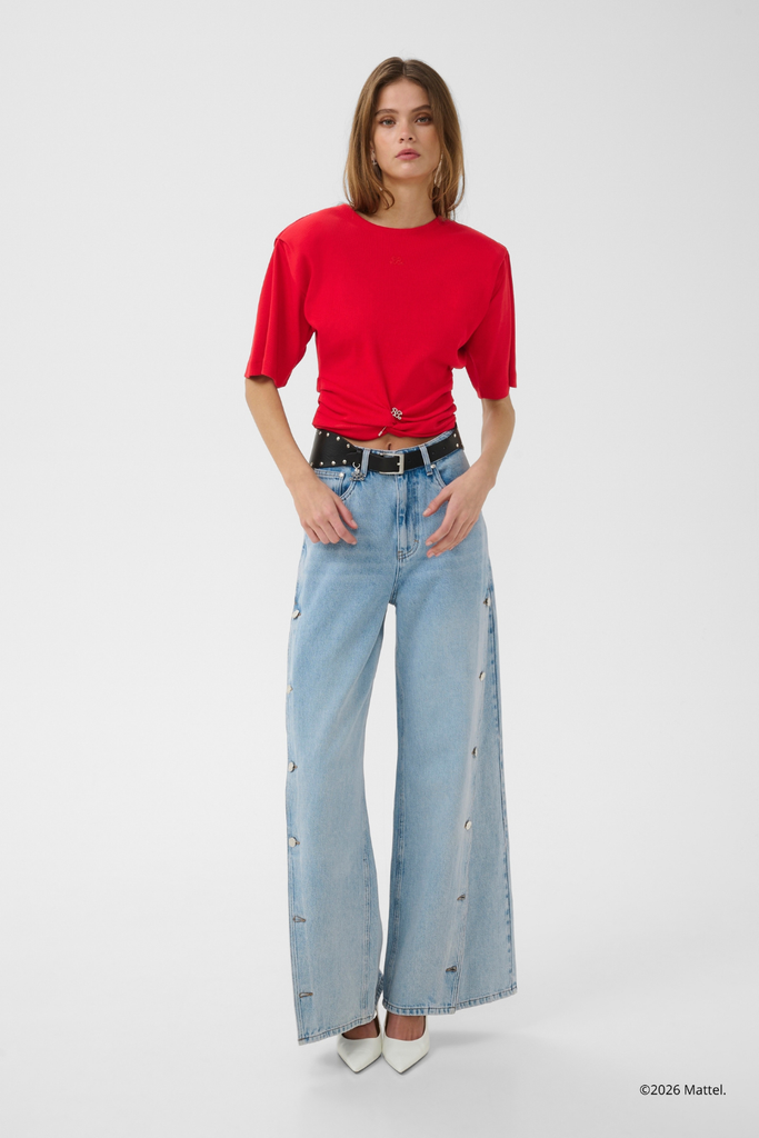 BXGskipper Tee - Barbados Cherry - Barbie X Gestuz