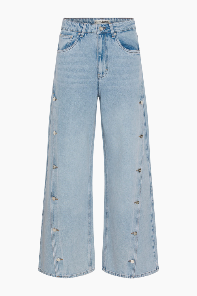 BXGstacie HW Wide Jeans - Vintage Blue Denim - Barbie X Gestuz