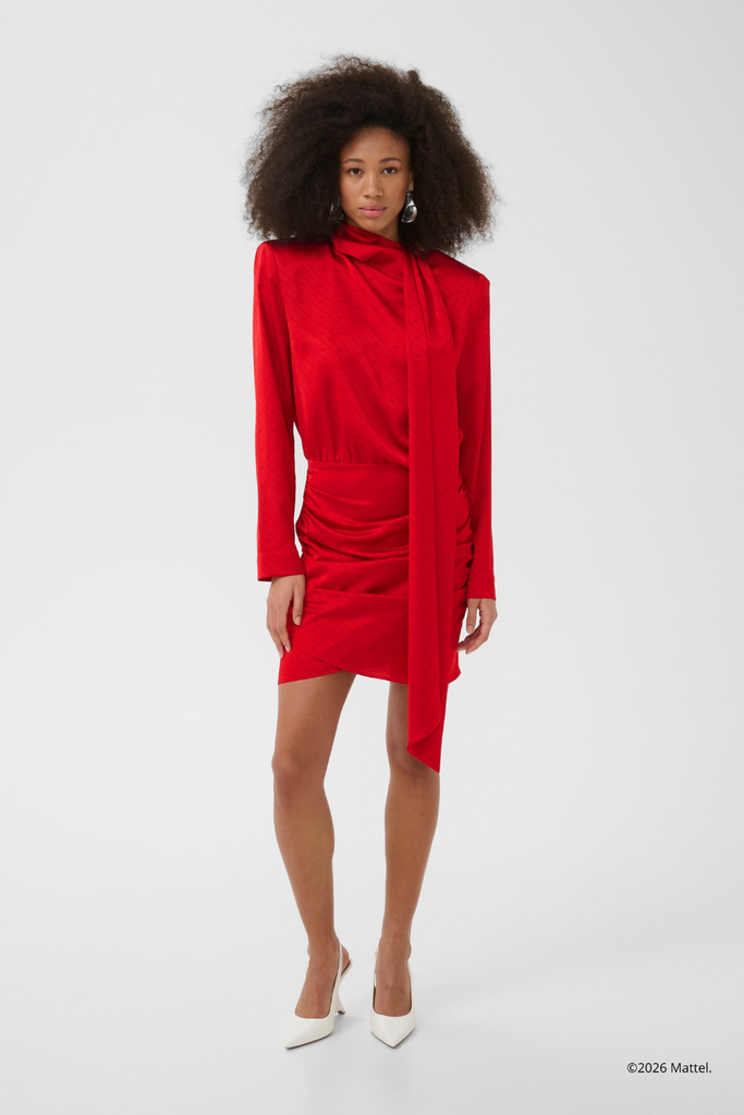 BXGteresa Short Dress - Barbados Cherry - Barbie X Gestuz