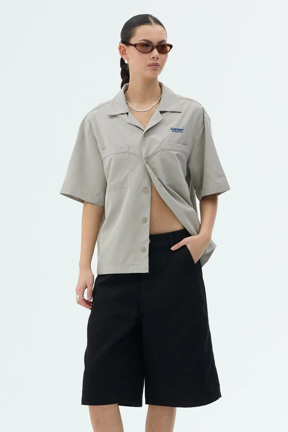 Bakari Short Sleeve Shirt - London Fog - bareen