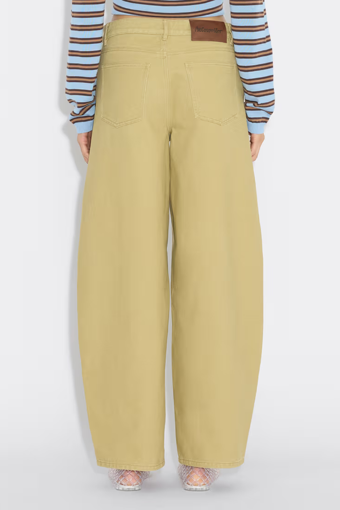 Barrel Trousers - Khaki - Holzweiler
