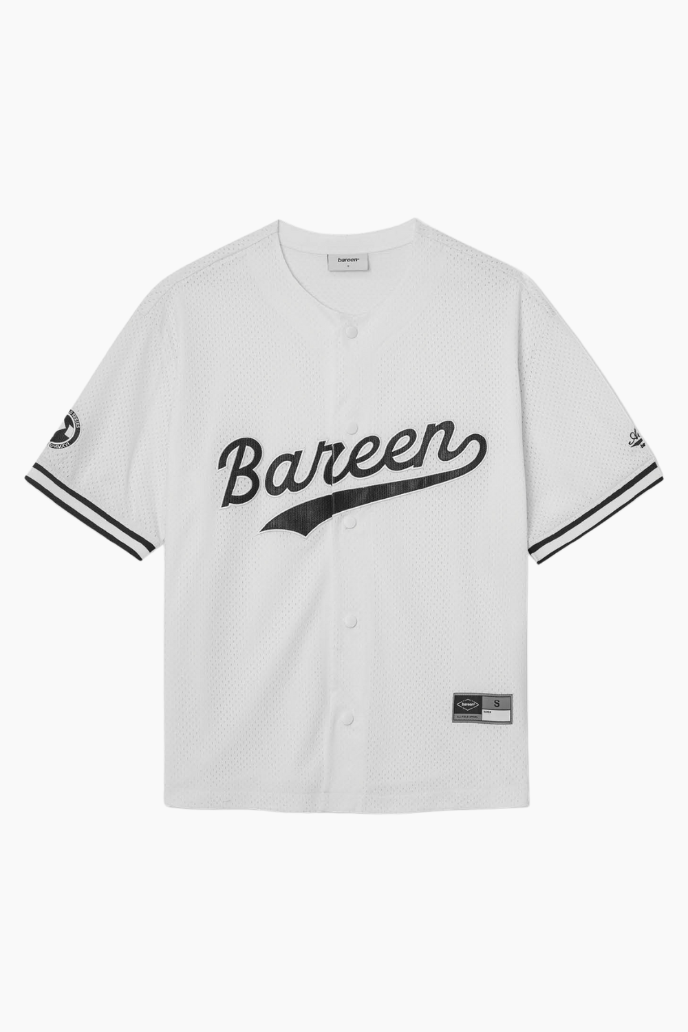Baseball Jersey - White - bareen