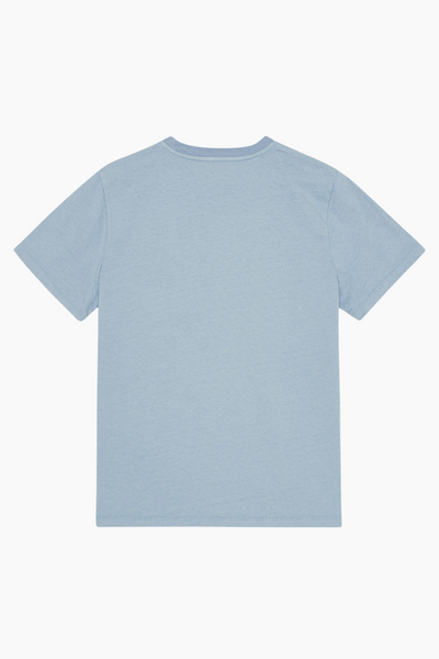 Basic Cotton Jersey Animals Relaxed T-Shirt T4278 - Chambray Blue - GANNI