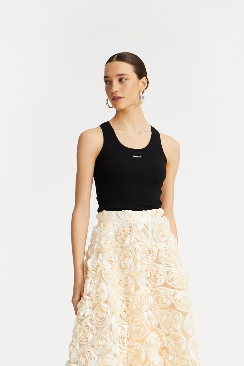 Basic Tank Top - Black - Rotate