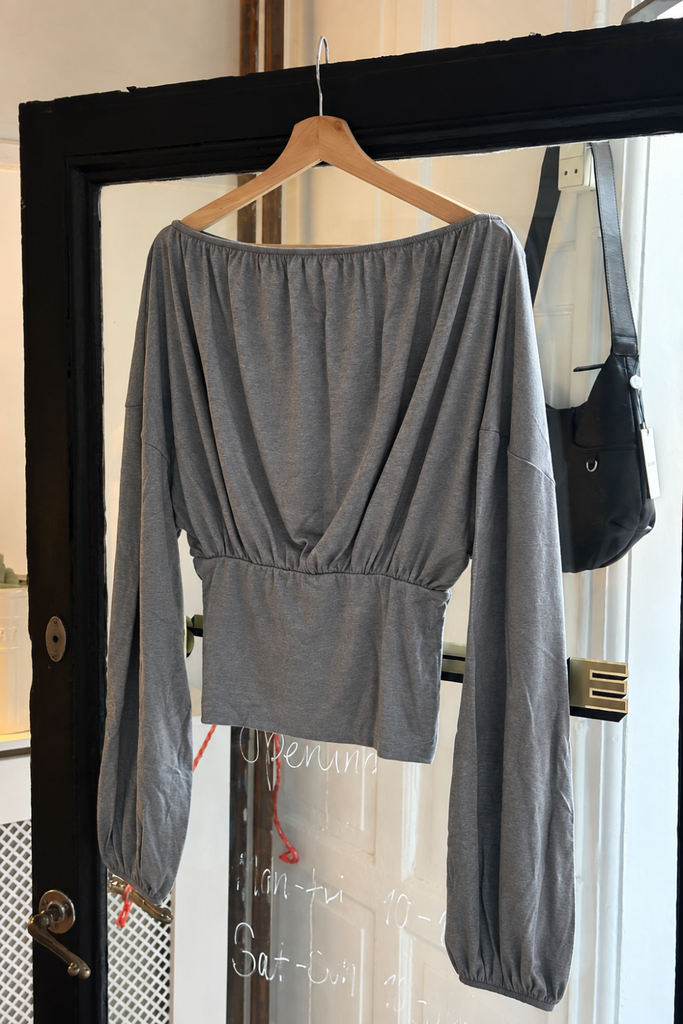 Beate Top - Grey - Silfen Studio