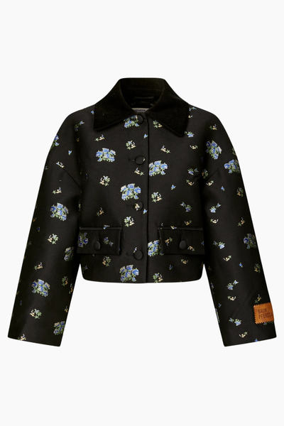 Bebeth Jacket - Black Small Flower - Baum und Pferdgarten