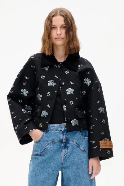 Bebeth Jacket - Black Small Flower - Baum und Pferdgarten