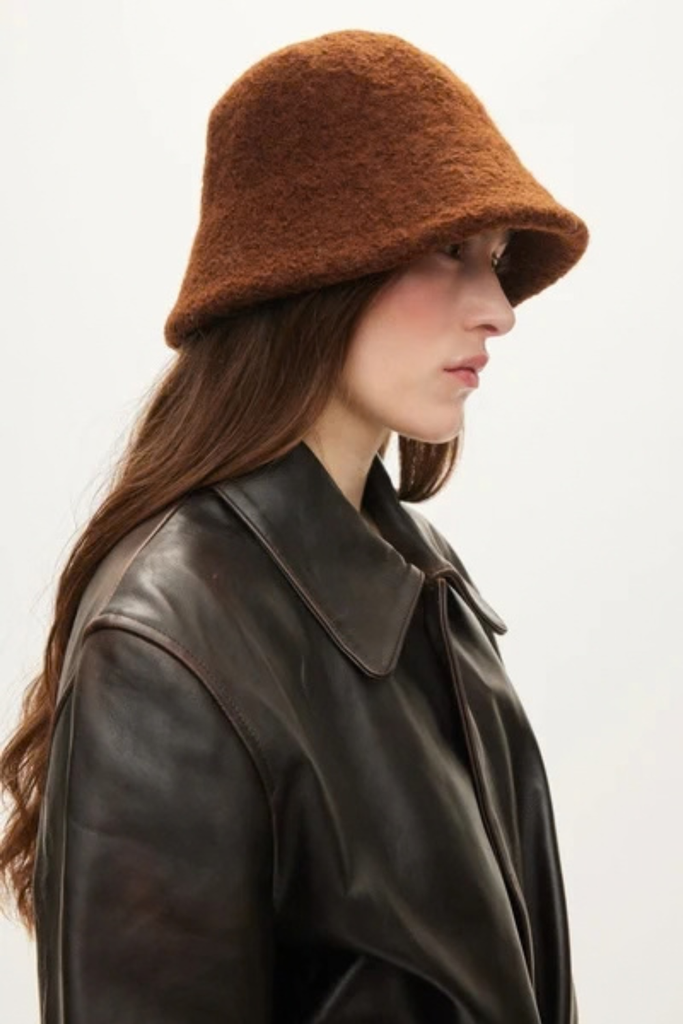 Bell Hat - Brown - Oval Square