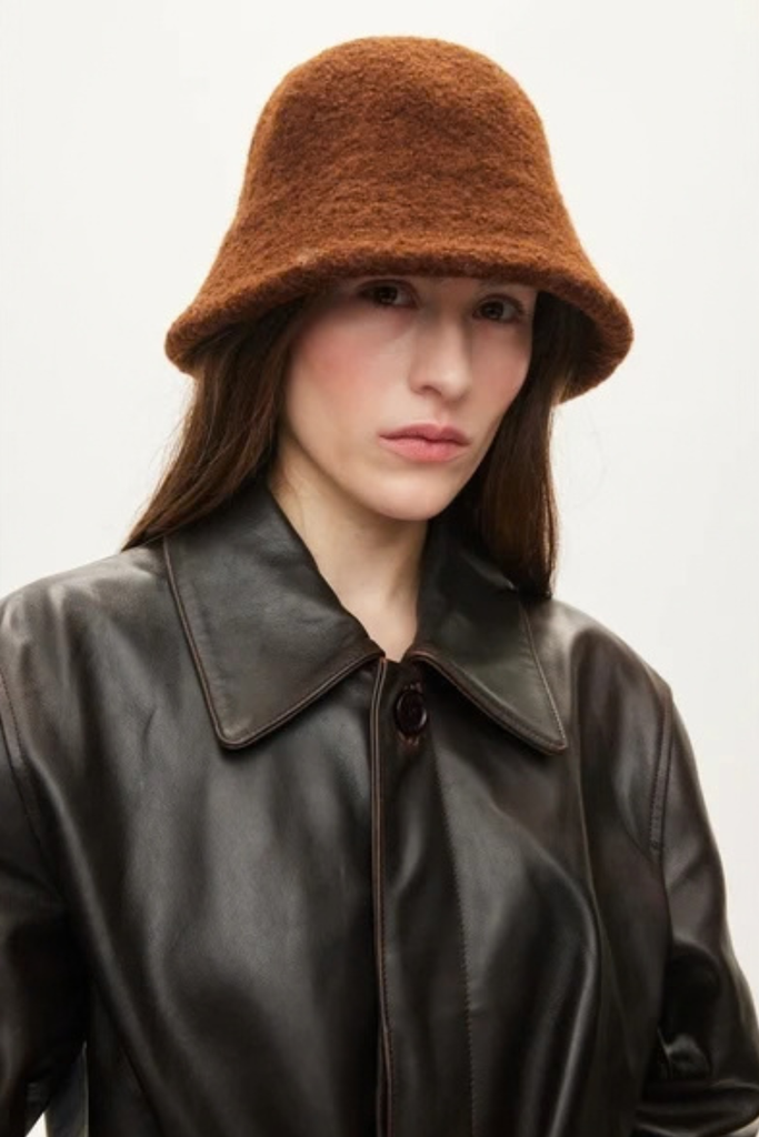 Bell Hat - Brown - Oval Square