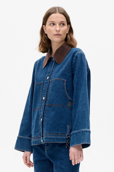 Benilda Jacket - Dark Blue Denim - Baum und Pferdgarten