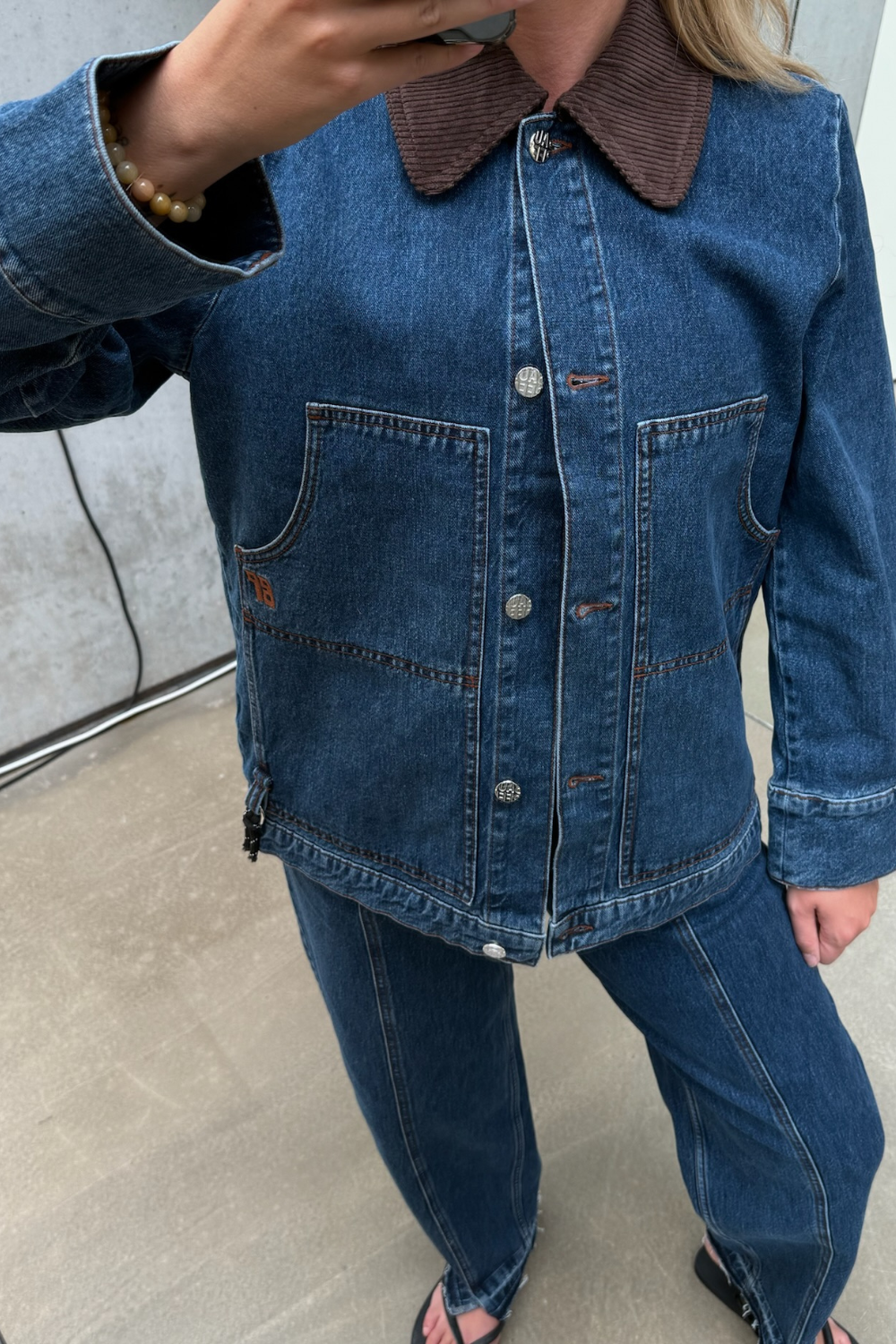 Benilda Jacket - Dark Blue Denim - Baum und Pferdgarten