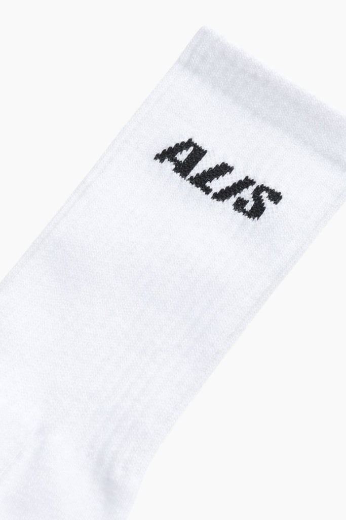 Birdy Essential Socks w/ Logo - White - ALIS