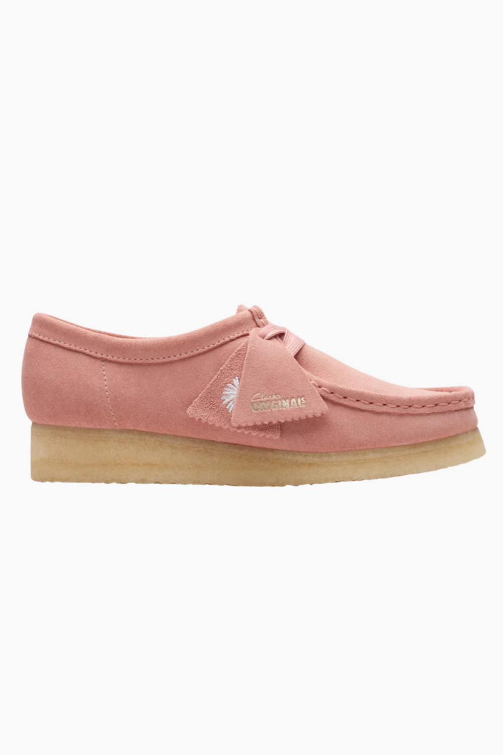 Wallabee. D - Blush Pink Suede - Clarks