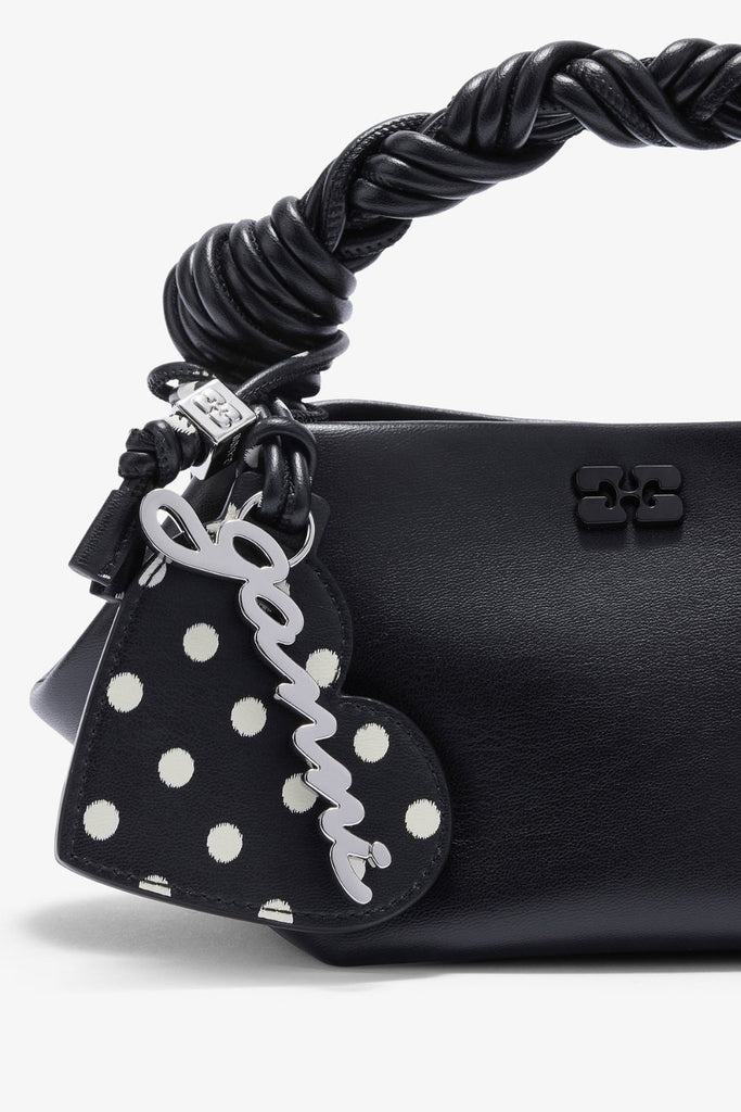 Bou Heart Mirror Printed B3010036 - Black - GANNI