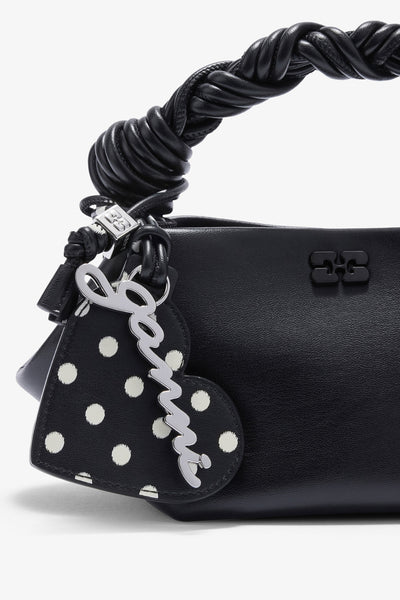 Bou Heart Mirror Printed B3010036 - Black - GANNI