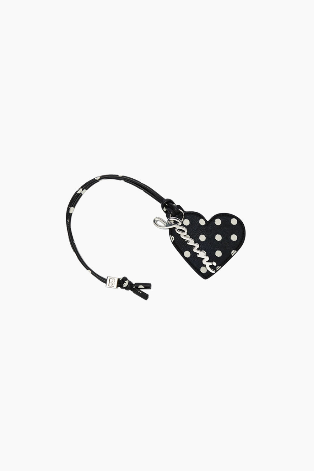 Bou Heart Mirror Printed B3010036 - Black - GANNI