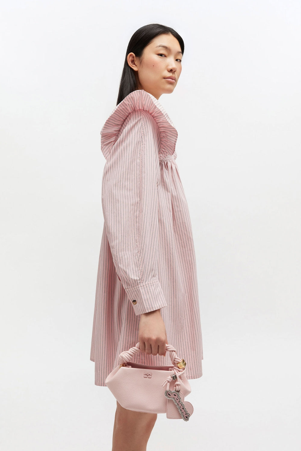 Bou Mini Grained B2100041 - Chalk Pink - GANNI