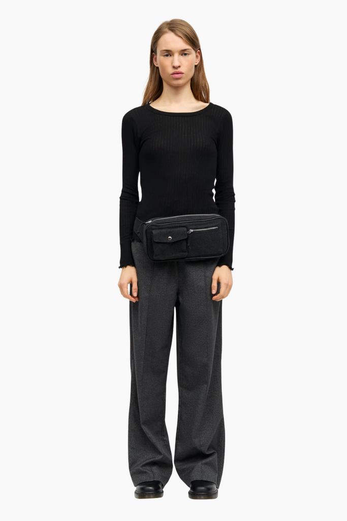 Boutique Washed Carni Bag - Washed Black - Mads Nørgaard