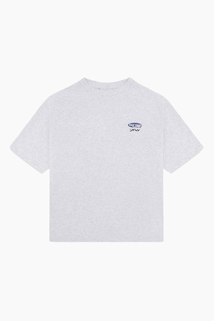 Box Fit T-shirt Moto - Cloudy Grey - bareen