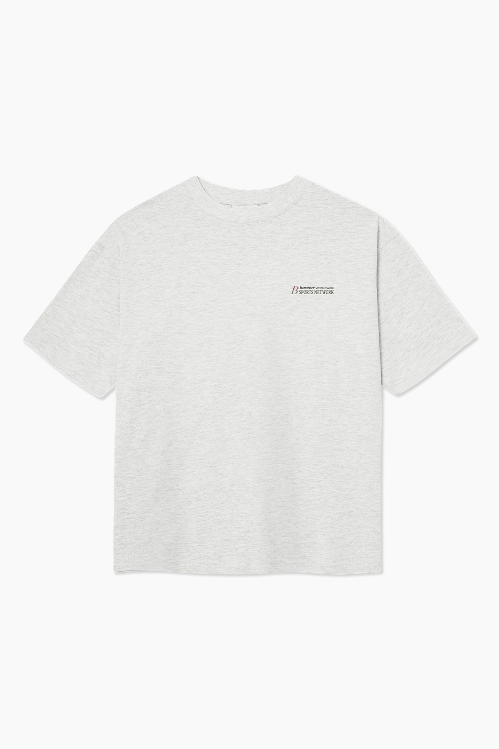 Box Fit T-shirt Sports Network - Cloudy Grey - bareen