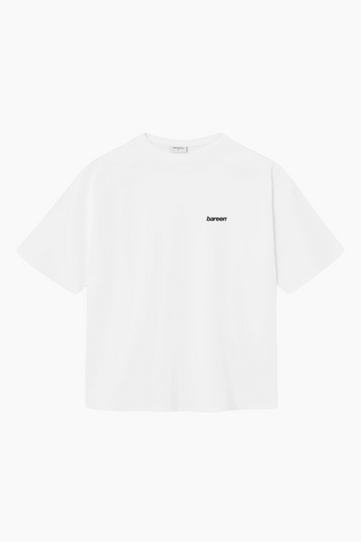 Box Fit Shirt Logo - White - bareen