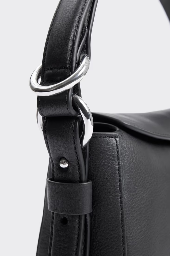 Bud Leather Bag Midi - Black - Holzweiler