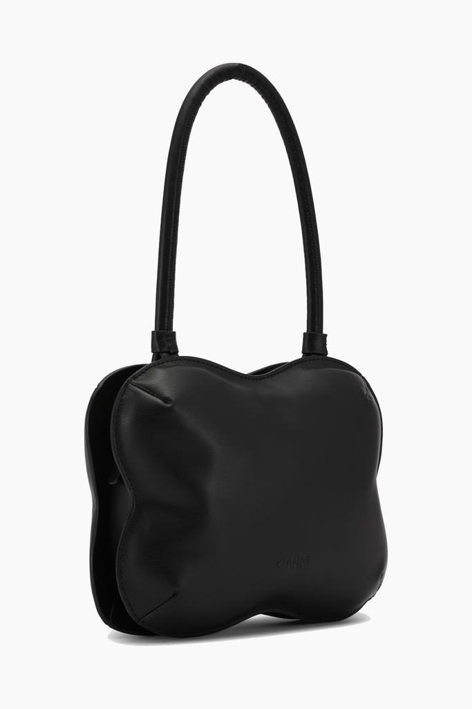 Butterfly Top Handle Bag A5207 - Black - GANNI