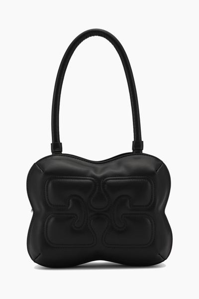 Butterfly Top Handle Bag A5207 - Black - GANNI