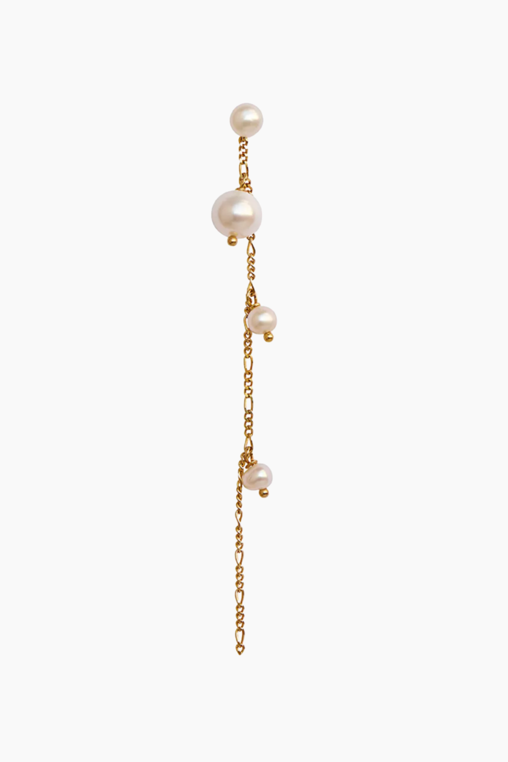 Callas Earring Long - Gold - Stine A