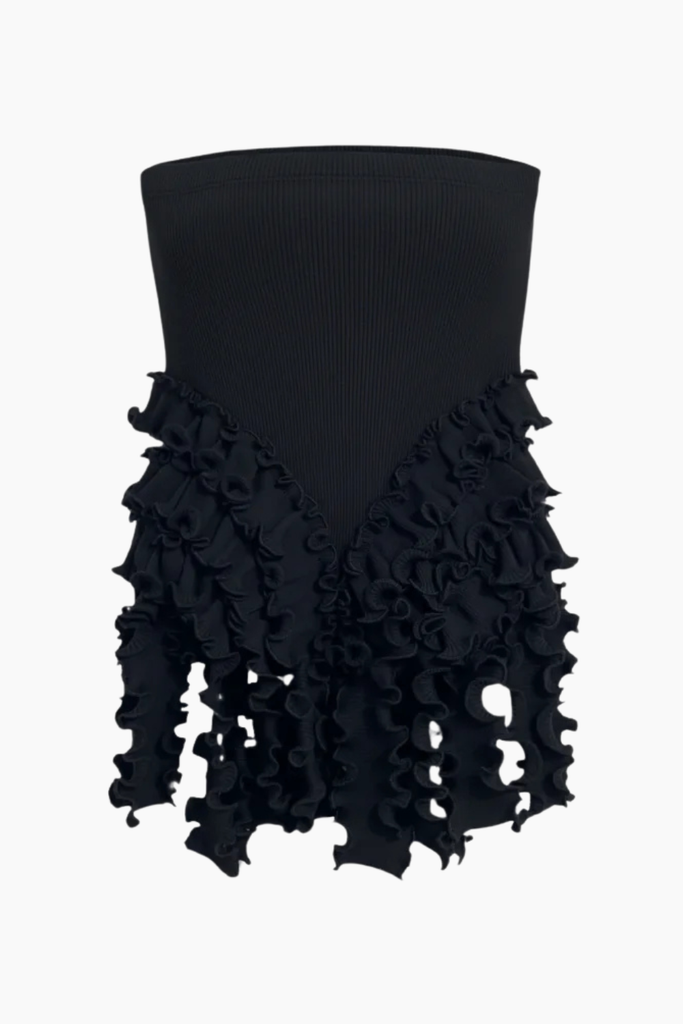 Cara Seamless Top/Skirt - Black - OpéraSPORT