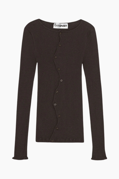 Claire Seamless Top - Dark Brown - OpéraSPORT