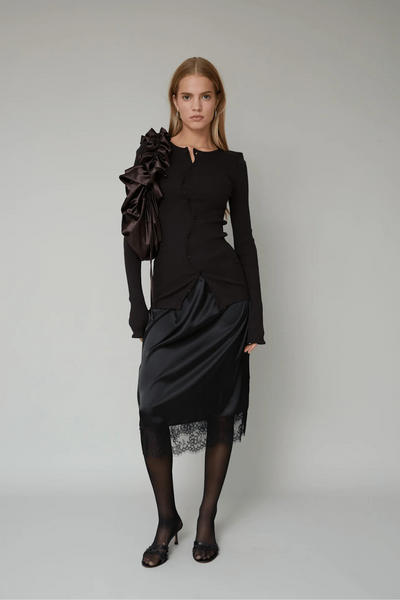 Claire Seamless Top - Dark Brown - OpéraSPORT