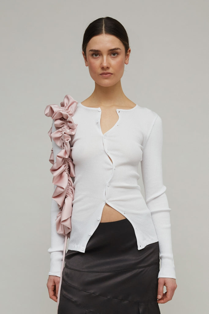 Claire Seamless Top - White - OpéraSPORT