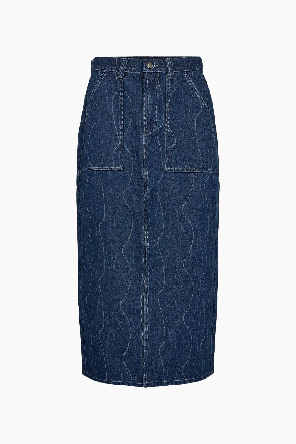 Claria Maxi Skirt - Medium Blue - Moves