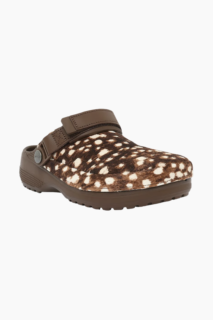 Classic Crafted Pony Hair Clog - Carob - Crocs
