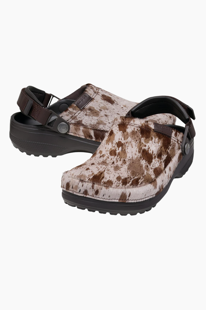 Classic Crafted Pony Hair Clog - Espresso - Crocs