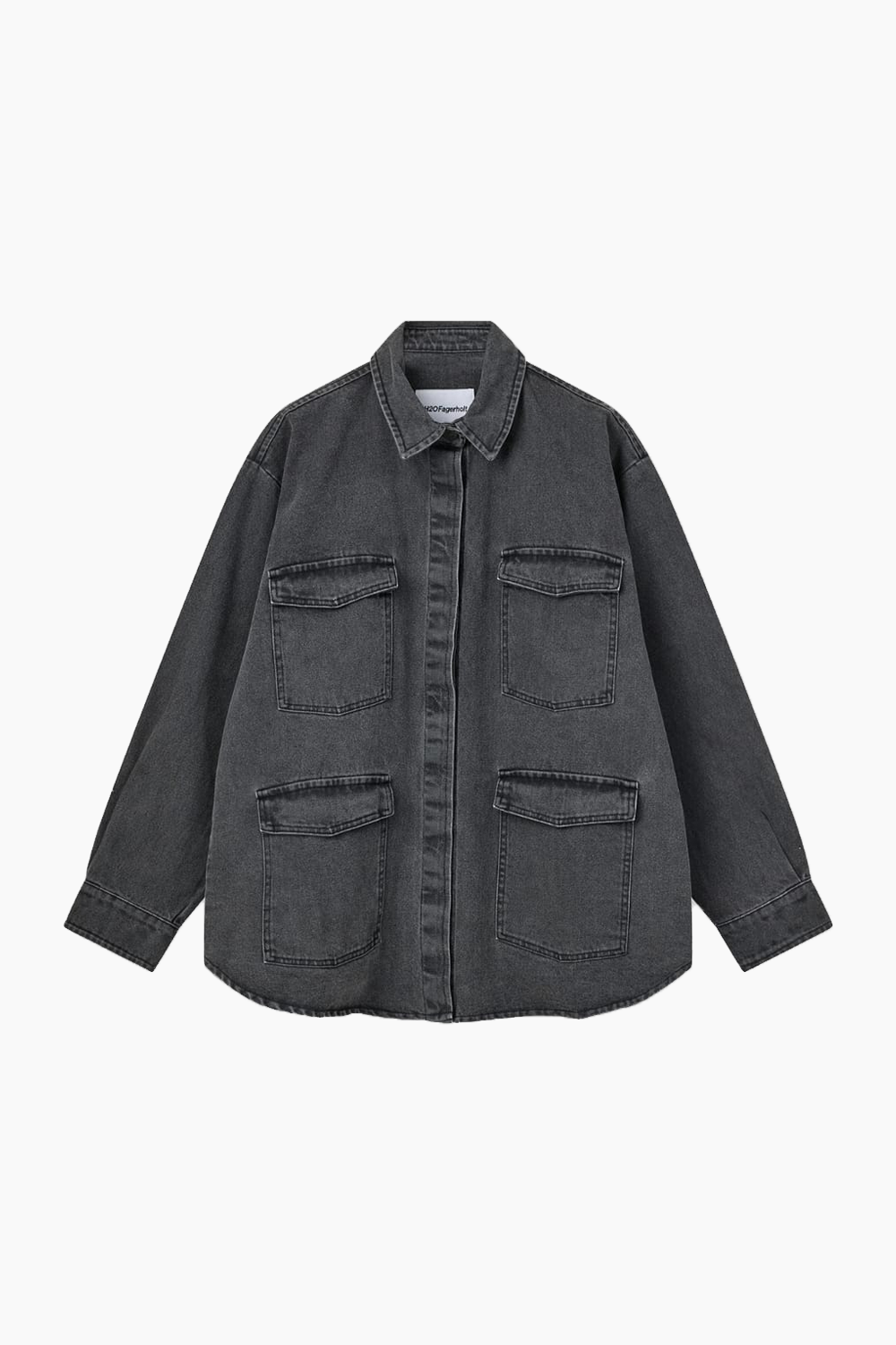 Classic Jeans Shirt - Washed Black - H2O Fagerholt