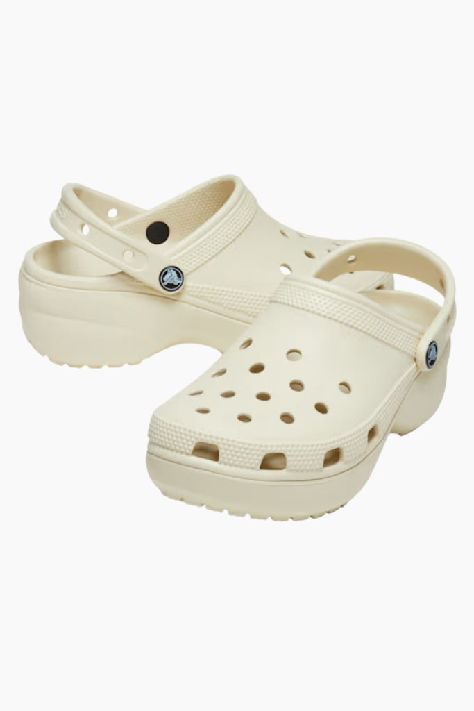 Classic Platform Clog - Bone - Crocs