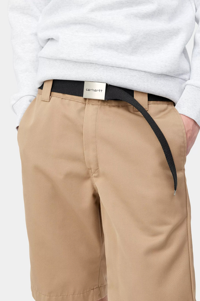 Clip Belt Chrome - Black - Carhartt WIP