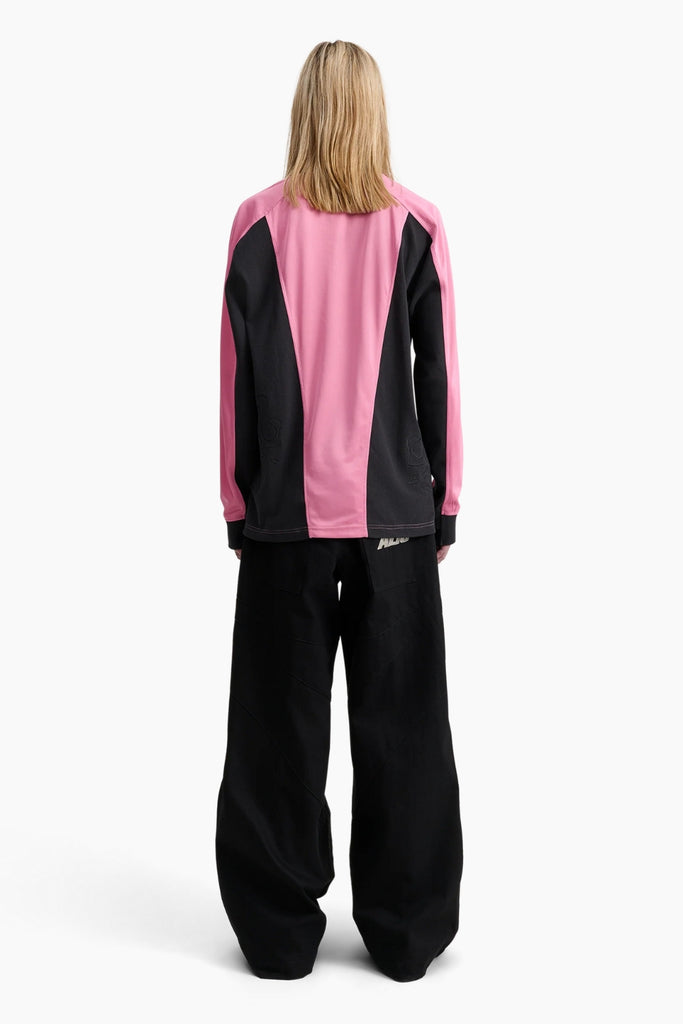 Coen Long Sleeve 2-layer Jersey - Black/Pink - ALIS