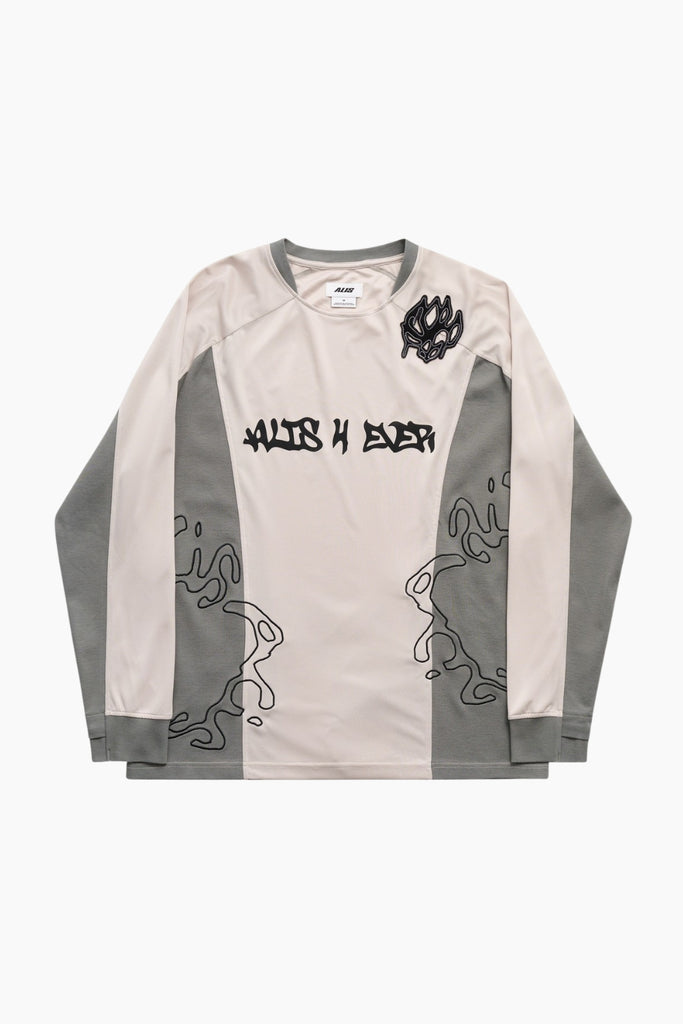 Coen Long Sleeve 2-layer Jersey - Sand/Grey - ALIS
